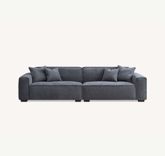 Aluxo Dakota 4 seater with Chaise in Charcoal Boucle Aluxo