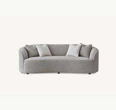 Aluxo Nolita Boucle Teddy Sofa and Accent Chair Aluxo