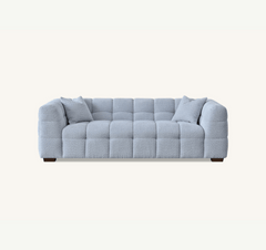 Aluxo Tribeca Sofa Range in Pearl Boucle Fabric Aluxo