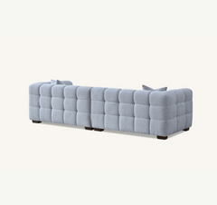 Aluxo Tribeca Sofa Range in Pearl Boucle Fabric Aluxo