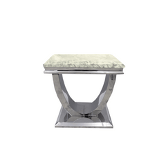 Arial Marble Side Table SOLID FURNITURE LTD