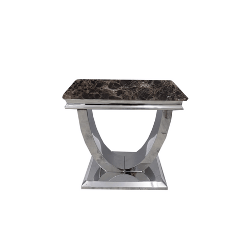 Arial Marble Side Table SOLID FURNITURE LTD