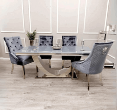 Arial Chrome Dining Table