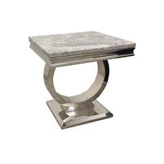 Marble Top Ariana Lamp Table_SOLID FURNITURE UK