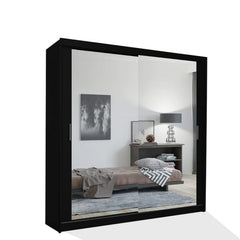 CHICAGO BLACK WARDROBE SOLID FURNITURE LTD