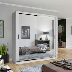 CHICAGO WHITE WARDROBE SOLID FURNITURE LTD