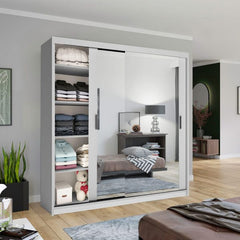 CHICAGO WHITE WARDROBE SOLID FURNITURE LTD