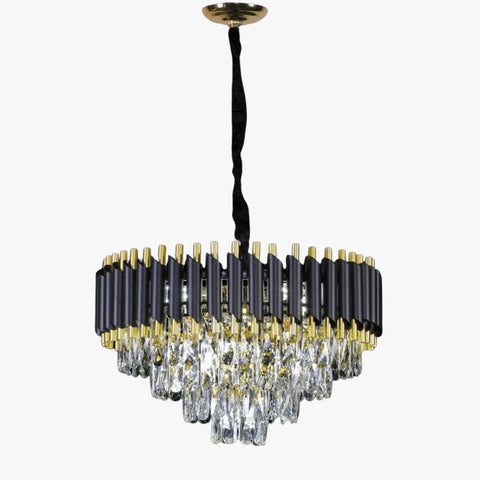 Gold Tear Crystal Chandelier SOLID FURNITURE LTD