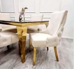 Kensington Dining Chair Gold Legs