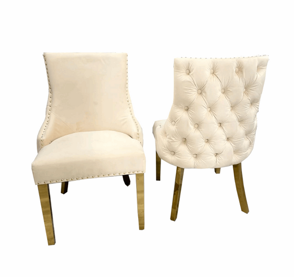 Kensington Dining Chair Gold Legs