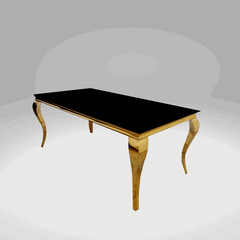 Louis Black Gold Coffee Table