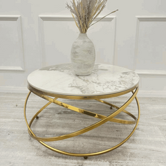 Spiro Gold Coffee Table