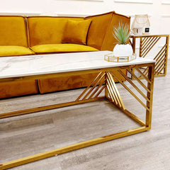 Azure Gold Coffee Table