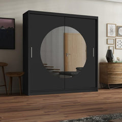 MOON MIRROR WARDROBE SOLID FURNITURE LTD