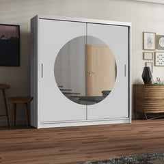 MOON MIRROR WARDROBE SOLID FURNITURE LTD