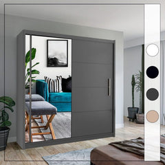 VISION GREY WARDROBES SOLID FURNITURE LTD