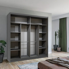 VISION GREY WARDROBES SOLID FURNITURE LTD