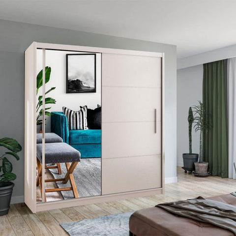 VISION WHITE WARDROBE SOLID FURNITURE LTD