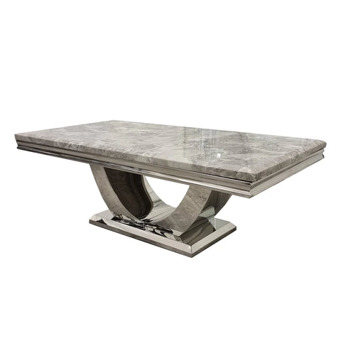 Arial Chrome Coffee Table SOLID FURNITURE LTD