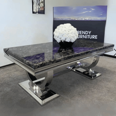 Ariana Chrome Coffee Table