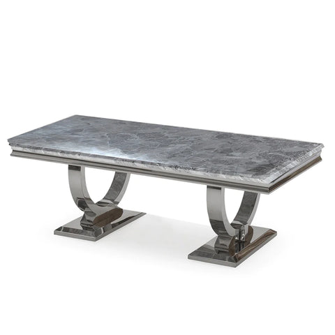 Ariana Chrome Coffee Table SOLID FURNITURE LTD