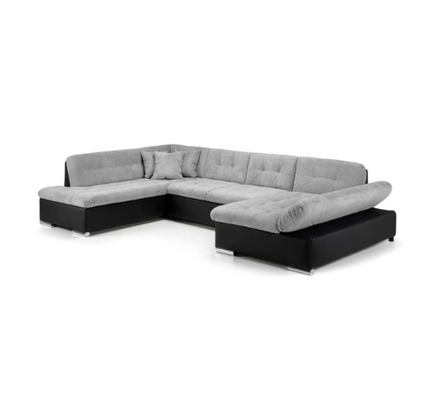 Scaffti Sofa-bed | U Shaped Sofa-bed Black and Grey