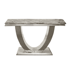 ARIAL MARBLE CONSOLE TABLE SOLID FURNITURE LTD