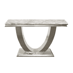 ARIAL MARBLE CONSOLE TABLE SOLID FURNITURE LTD