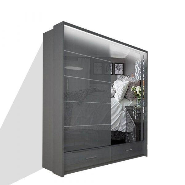 SYCYLIA 150cm WARDROBE SOLID FURNITURE LTD