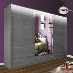 SYCYLIA 255 cm WARDROBE SOLID FURNITURE LTD