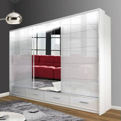 SYCYLIA 255 cm WARDROBE SOLID FURNITURE LTD