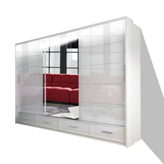 SYCYLIA 255 cm WARDROBE SOLID FURNITURE LTD