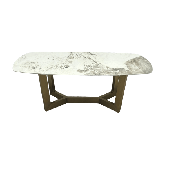 Sorrento Ceramic Gold Coffee Table