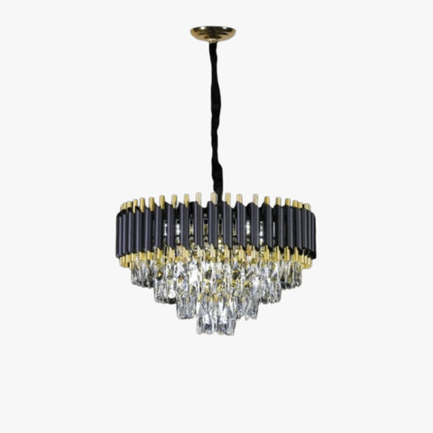 Silver Tear Crystal Chandelier SOLID FURNITURE LTD