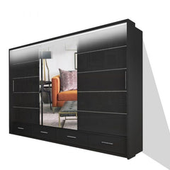 SYCYLIA 255 cm WARDROBE SOLID FURNITURE LTD