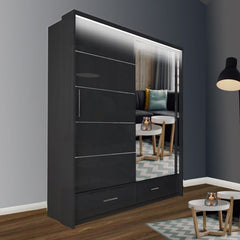 SYCYLIA 150cm WARDROBE SOLID FURNITURE LTD