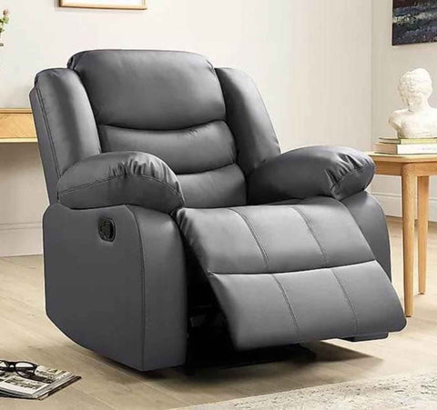 Roma Leather Recliner Single Chair SOLID FURNITURE LTD