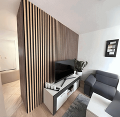 VENEER WALL PANELS WOOD EFFECT PVC Wall Panels Slat Panels Solid Furniture UK LTD 